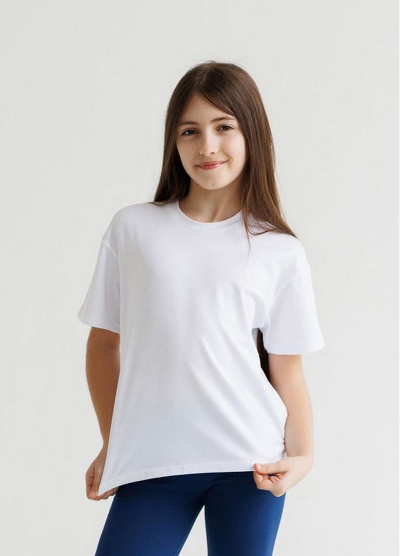 Дитяча футболка Oversize, стрейчева тканина 95% бавовна